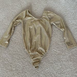 Gold Shimmered Leotard